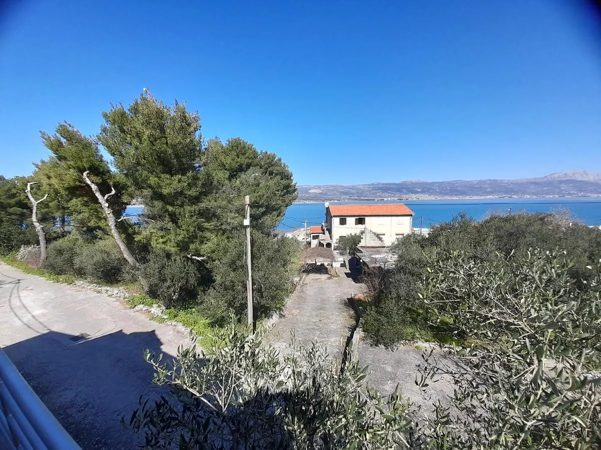A4 Apt W Big Terrace Great Sea View Close To Beach Trogir