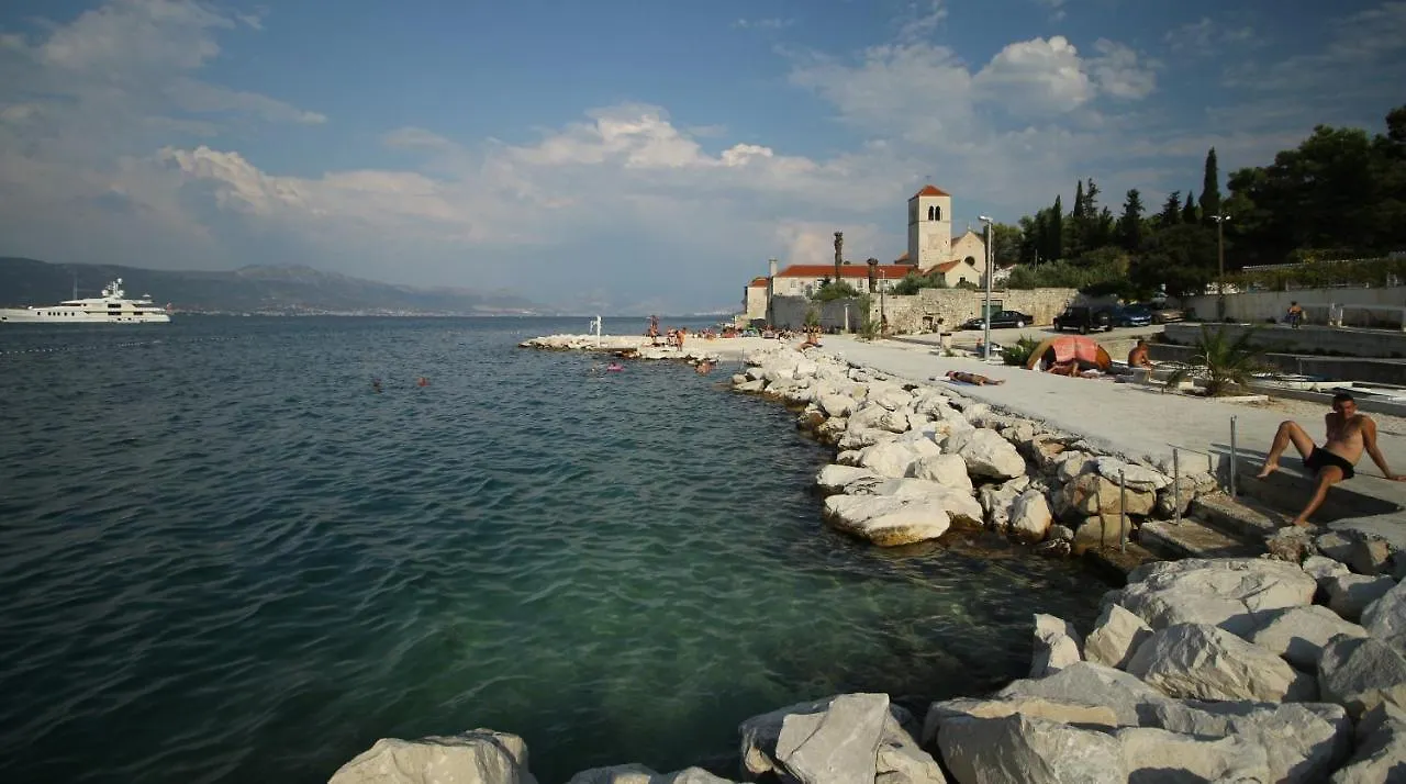 A4 Apt W Big Terrace Great Sea View Close To Beach Trogir Chorwacja