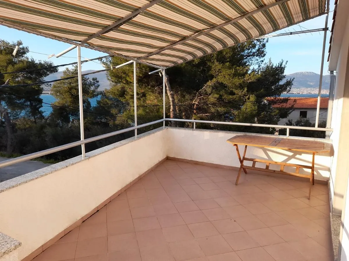A4 Apt W Big Terrace Great Sea View Close To Beach Trogir